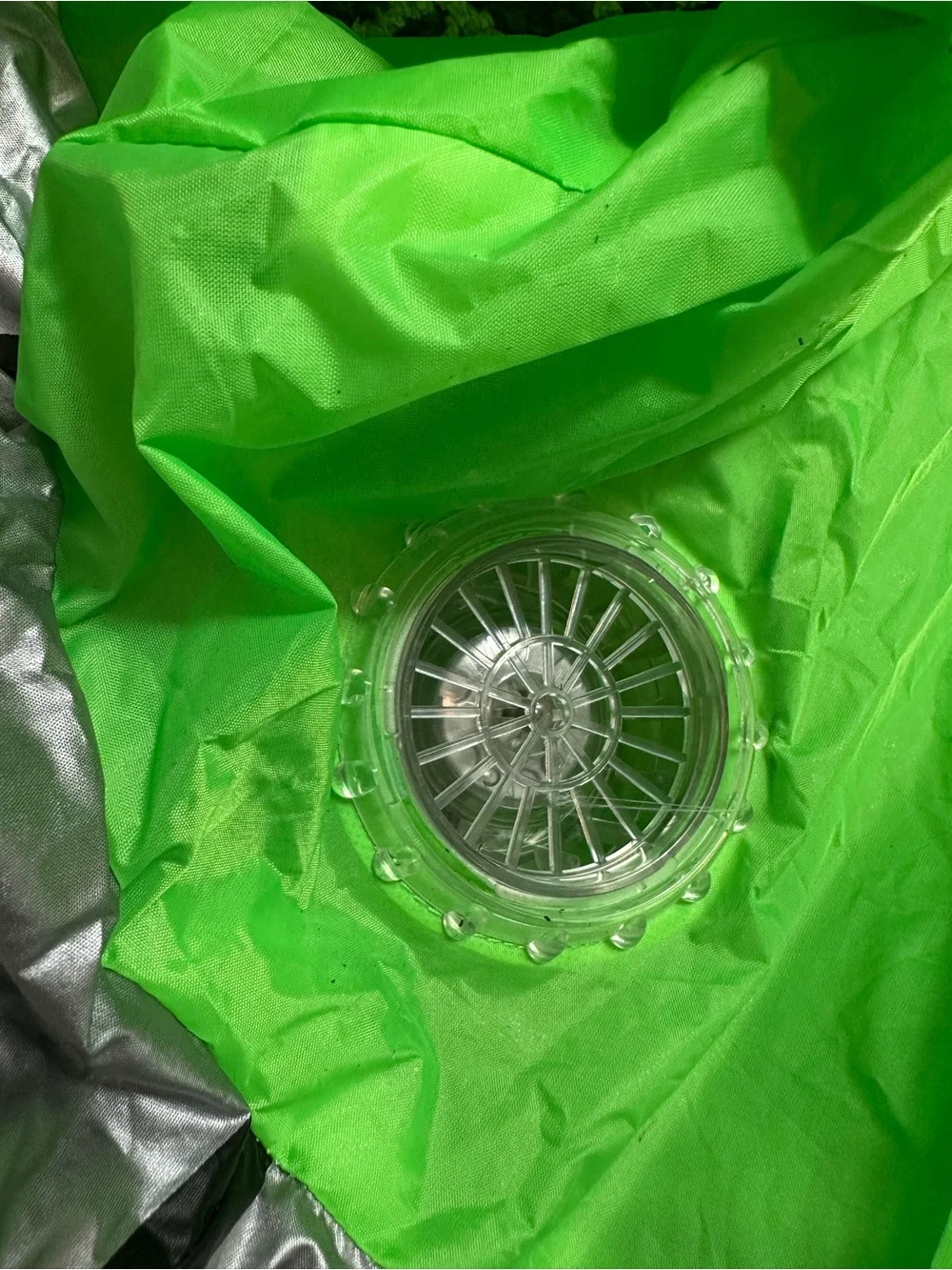 Spirit Light-Up Inflatable Alien UFO Costume .. MISSING GLOVES